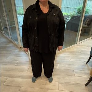 Double breasted lightweight jacket